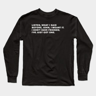 Sherlock Quote Long Sleeve T-Shirt